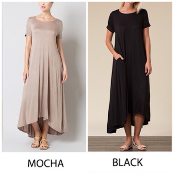 bchic_boutique Dresses & Skirts - ❗️2 for $20❗️ Mocha Short Sleeve Maxi Dress